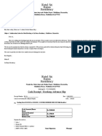 Holiday Hotel Payment Receipt