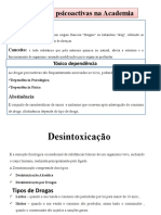 Substâncias Psicoactivas Na Academia: Tóxico Dependência