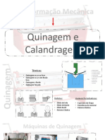 Conformação Mecânica: Quinagem e Calandragem