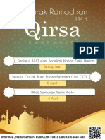 Eflyer Qirsa Ramadhan 1444 H