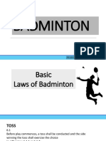 LAW of Badminton