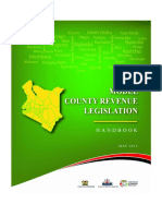 Model County Revenue Legislation Handbook May 2014 COG KLRC CRA