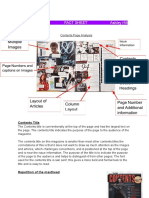 Contents Page Analysis