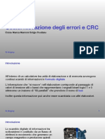 Codici Rilevazioni Errori - Bit Di Parità e CRC