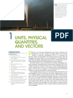 Units, Physical Quantities, and Vectors: Learning Goals