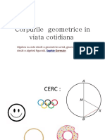 Corpurile  geometrice in viata cotidiana