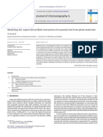 Modeling the Supercritical Fluid Extraction of Essential Oils