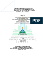 Manajemen Strategi Pengembangan Program Kelas Fullday Tahfidz Qur'An Di Madrasah Tsanawiyah Negeri 2 Jember TAHUN AJARAN 2022/2023