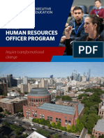 Chief Human Resources Officer Program Brochure