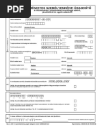 Adatközlő E104 /S041 Nyomtatványhoz | PDF