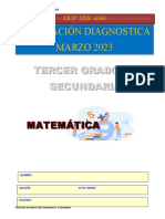 3° GRADO - EVALUACION DIAGNÓSTICA 2023