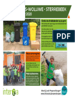 Sint-Stevens-Woluwe - Sterrebeek: Afvalkalender 2020