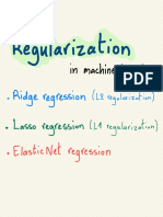 Regularization: Notes