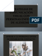 Estrategias de Comunicación Visual Con Personas Enfermas de Alzheimer