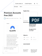 NordVPN Premium Accounts Free 2023 - Credex47