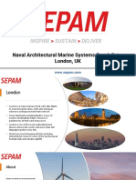Naval Architectural Marine Systems Specialist - London UK