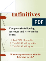 Learn About Infinitives