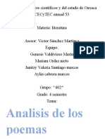 Analisis de poemas