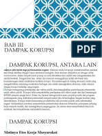 Bab Iii Dampak Korupsi: 0leh: N0Pe Bill Pusat Antikorupsi Undana (Paku)