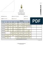 Horario de Clases 4to Grado Sección 1 - 2023