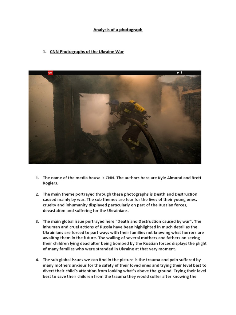 Analysis of A Photograph | PDF