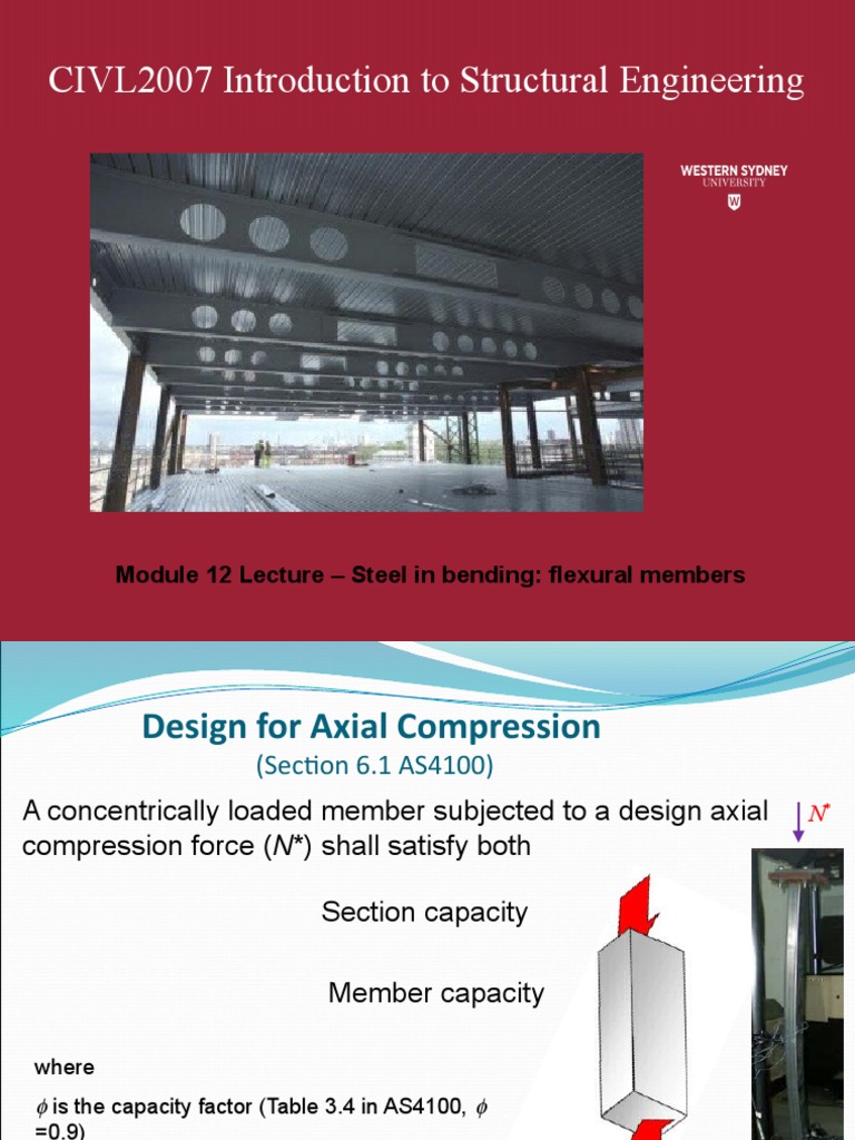 Steel Beam Design for Bending Moments | PDF | Science & Mathematics