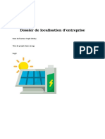 Dossier de Localisation D.entreprise