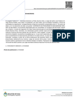 Estados contables partido CORRIENTE DE PENSAMIENTO BONAERENSE