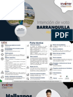 Encuesta de intención de voto a la Alcaldía de Barranquilla