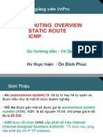 Routing Overview - Static Route