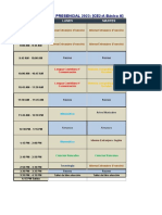 Horario de Clases Presencial 2023: (Ce2-A Básica A) : Bloque / Dias Lunes Martes