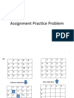 Assignment Practice Problem
