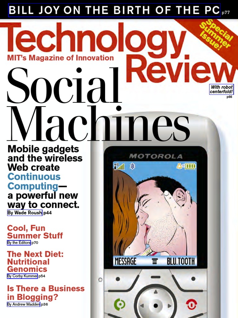 MITs Technology Review Magazine August 2005 | PDF | Computers