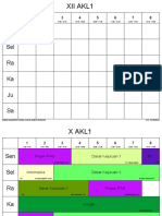 Jadwal Kelas Blok 2