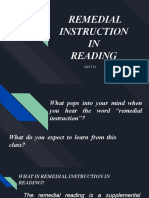 Remedial Instruction (Intro)