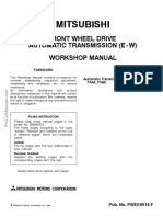 Mitsubishi Front Wheel Drive Automatic Transmission e W Workshop Manual Pwee9514 F