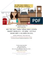 BÀI TẬP DẠY THÊM ﻿TIẾNG ANH I-LEARN SMART WORLD 6 - CẢ NĂM - CÓ FILE NGHE (BÀI 1-10) (BẢN HS-GV)