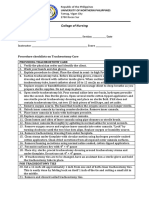 Checklists For Trache Care