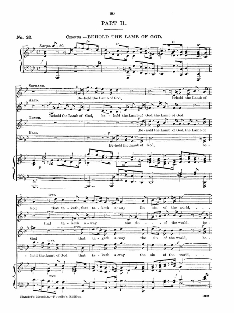 Behold The Lamb of God | PDF