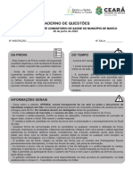 Esp Ce 2022 Prefeitura de Marco Ce Agente de Comunitario de Saude Prova