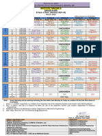 MANIT Bhopal March 2022 Timetable Group A & B