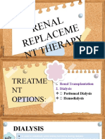 Renal Replacement Therapy Options