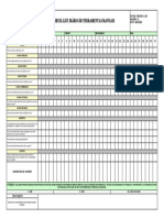 Check-List Diário de Ferramentas Manuais