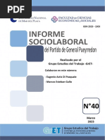Informe Socio Laboral Mar Del Plata 2023