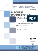 Informe Socio Laboral Mar Del Plata 2023