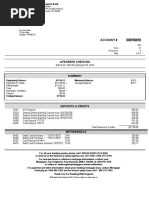 HUNTINGTON NATIONAL BANK Statement | PDF | Debits And Credits | Service