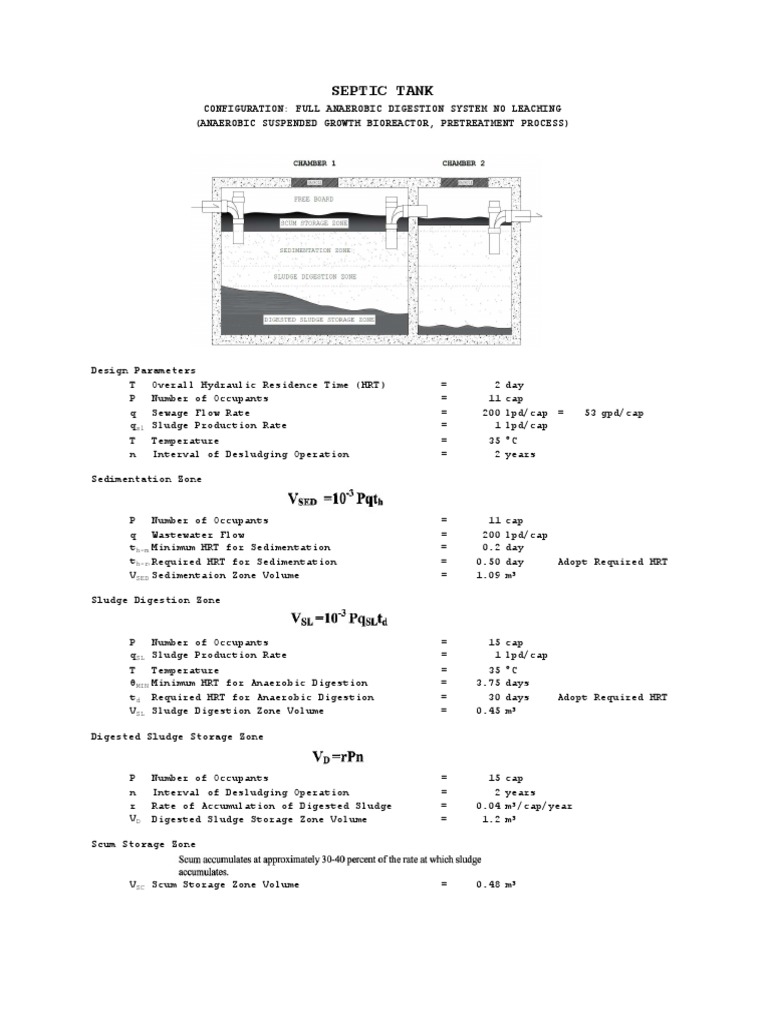 Septic Tank | PDF | Sewage Treatment | Septic Tank
