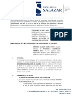 Si Bien Es Cierto El Proceso Ordinario Laboral en Este Caso Tiene