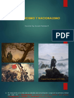 El Romanticismo Y Nacionalismo: Docente: Mg. Gonzalo Presbítero R