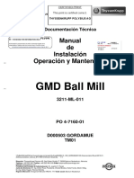 GMD Ball Mill: Manual de Instalación Operación y Mantención